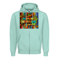 Seafoam hispanic heritage month tumbler Zipper Hoodie - BundleAndBundleShop