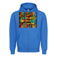 True Royal hispanic heritage month tumbler Zipper Hoodie - BundleAndBundleShop