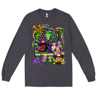 Smoke mardi gras gnomies truck Long Sleeve Tee - CowGirlArtShop