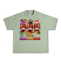 Oil Green happy hallothanksmas football Urban Heavy Tee - texasbilliewilder