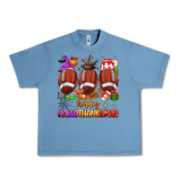 Pebble Blue happy hallothanksmas football Urban Heavy Tee - texasbilliewilder