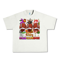 Pistachio happy hallothanksmas football Urban Heavy Tee - texasbilliewilder