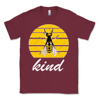 Burgundy Bee Kind Classic Tee - Bettercallsaul