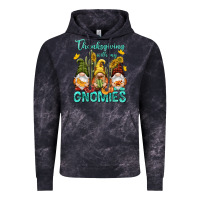 Cloud Black Thanksgiving With My Gnomes Vintage Hoodie - NancyCooperArtShop