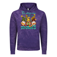 Cloud Purple Thanksgiving With My Gnomes Vintage Hoodie - NancyCooperArtShop