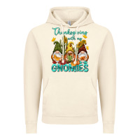 Vintage Artic Thanksgiving With My Gnomes Vintage Hoodie - NancyCooperArtShop