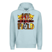 Blue Mist softball my heart is on that field Premium Hoodie - RanaPortraitStore