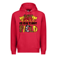Cardinal softball my heart is on that field Premium Hoodie - RanaPortraitStore