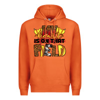 Carrot softball my heart is on that field Premium Hoodie - RanaPortraitStore