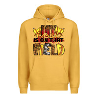 Mustard softball my heart is on that field Premium Hoodie - RanaPortraitStore