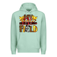 Seafoam softball my heart is on that field Premium Hoodie - RanaPortraitStore