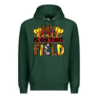 Sports Green softball my heart is on that field Premium Hoodie - RanaPortraitStore