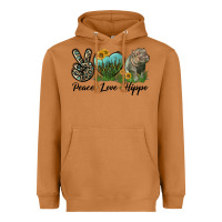 Meerkat Peace Love Hippo Heavyweight Hoodie - LillyAllenDesigns