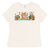 Bone just a girl who loves fall libbey glass Ladies Tee - BundleAndBundleShop