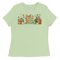 Matcha just a girl who loves fall libbey glass Ladies Tee - BundleAndBundleShop