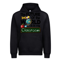 Black the future of the world is in my classroom Urban Hoodie - BarkalooDesign
