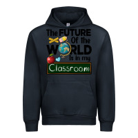 Navy the future of the world is in my classroom Urban Hoodie - BarkalooDesign
