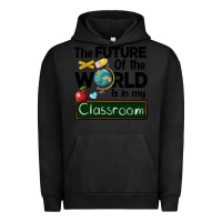 Pigment Black the future of the world is in my classroom Urban Hoodie - BarkalooDesign