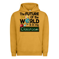 Pigment Peanut Butter the future of the world is in my classroom Urban Hoodie - BarkalooDesign