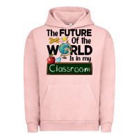 Pigment Salmon the future of the world is in my classroom Urban Hoodie - BarkalooDesign