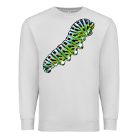 Dove Grey Papilio Machaon Caterpillar Premium Sweatshirt - LillyAllenDesigns