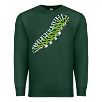Sports Green Papilio Machaon Caterpillar Premium Sweatshirt - LillyAllenDesigns