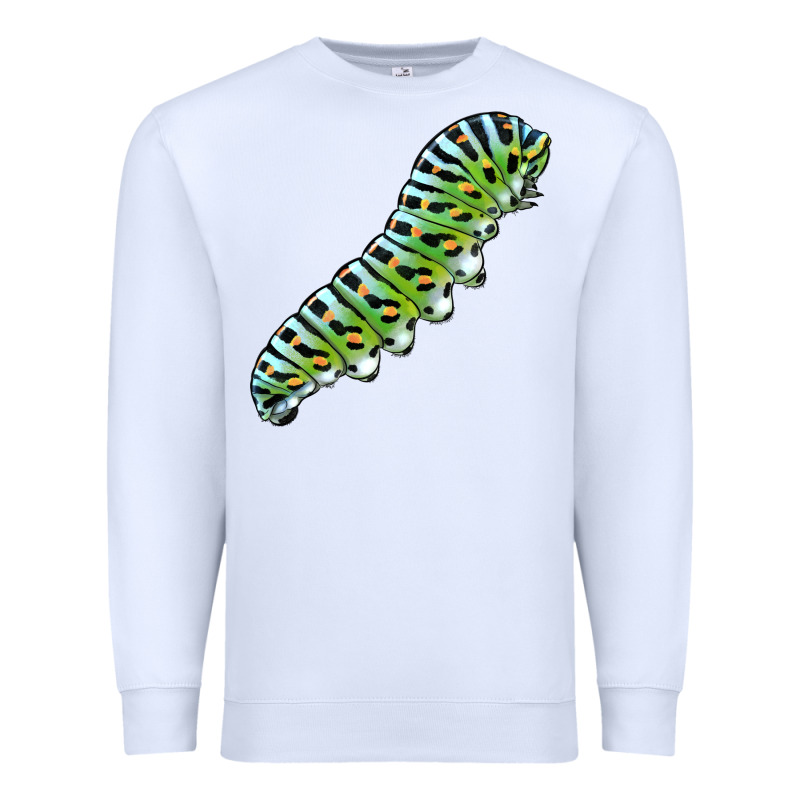 Papilio Machaon Caterpillar Premium Sweatshirt by LillyAllenDesigns | Teevron
