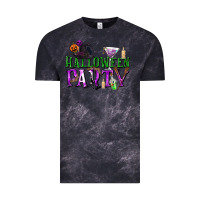 Cloud Black Halloween Party Vintage Tee - texasbilliewilder