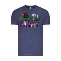 Vintage Denim Halloween Party Vintage Tee - texasbilliewilder