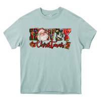 Arona Howdy Christmas Santa Heavy Core Tee - NancyCooperArtShop
