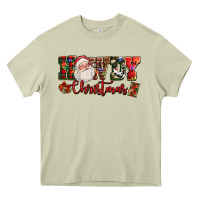 Mossy Howdy Christmas Santa Heavy Core Tee - NancyCooperArtShop