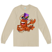 Mushroom mardi gras crawfish Long Sleeve Tee - CowGirlArtShop