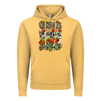 Vintage Mustard Leaves lattes Fall pumpkin Vintage Hoodie - NancyCooperArtShop
