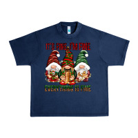 Navy It's fine i'm fine everything is fine Urban Heavy Tee - NancyCooperArtShop