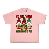 Salmon It's fine i'm fine everything is fine Urban Heavy Tee - NancyCooperArtShop