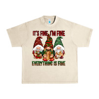 Sandshell It's fine i'm fine everything is fine Urban Heavy Tee - NancyCooperArtShop