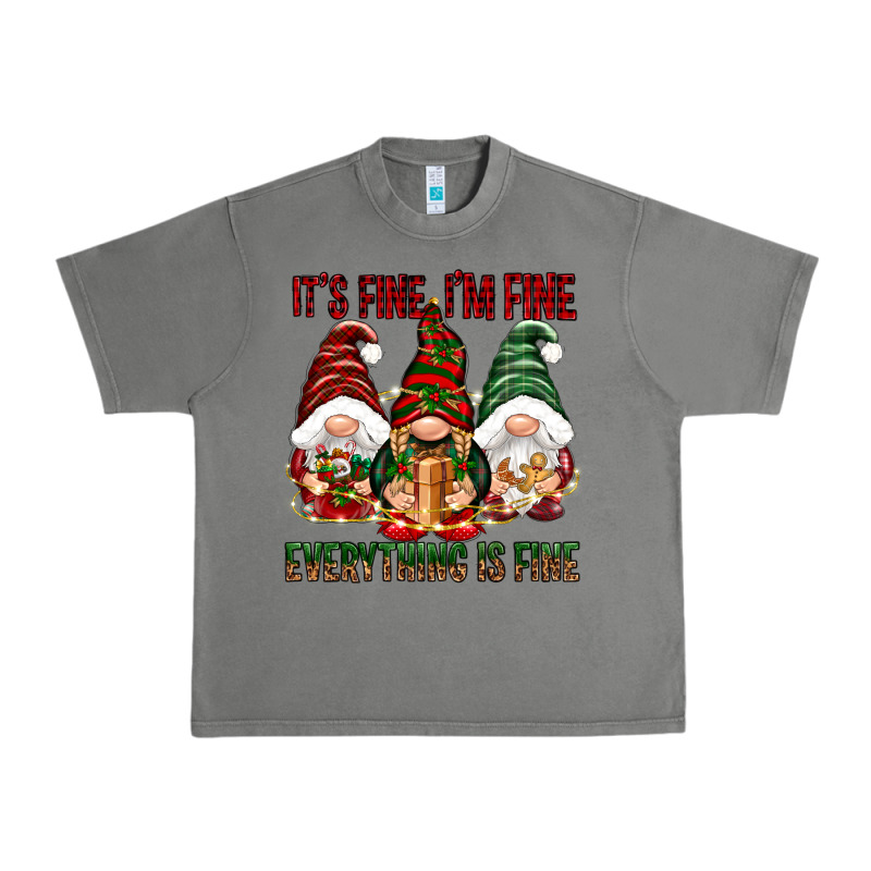 It's Fine I'm Fine Everything Is Fine Urban Heavy Tee by NancyCooperArtShop | Teevron