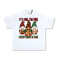 White It's fine i'm fine everything is fine Urban Heavy Tee - NancyCooperArtShop
