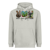 Moon Dust Peace Love Giant Panda Heavyweight Hoodie - LillyAllenDesigns