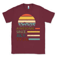 Burgundy Awesome Since JULY 1934 Classic Tee - Bettercallsaul