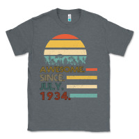 Charcoal Heather Awesome Since JULY 1934 Classic Tee - Bettercallsaul