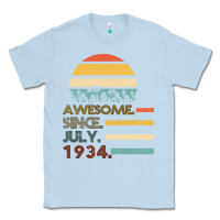Dusty Blue Awesome Since JULY 1934 Classic Tee - Bettercallsaul