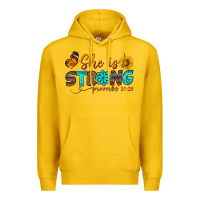 Lemon she is strong Premium Hoodie - BundleAndBundleShop