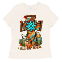 Bone fall cross Ladies Tee - BundleAndBundleShop