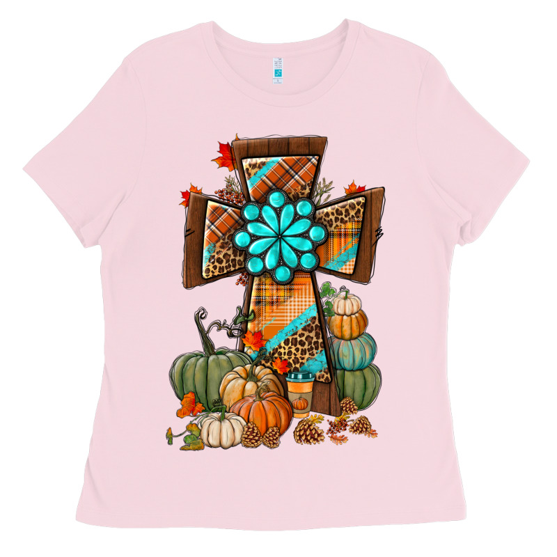Fall Cross Ladies Tee by BundleAndBundleShop | Teevron