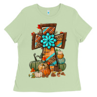 Matcha fall cross Ladies Tee - BundleAndBundleShop