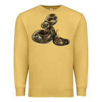 Antique Gold Rattlesnake Premium Sweatshirt - LillyAllenDesigns