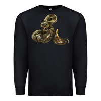 Black Rattlesnake Premium Sweatshirt - LillyAllenDesigns