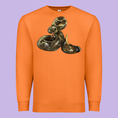 Rattlesnake Premium Sweatshirt Designed By Lillyallendesigns