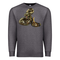Charcoal Heather Rattlesnake Premium Sweatshirt - LillyAllenDesigns